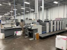 2006 Ryobi 525 + LX Series GX 5 Colors Straight + Coater RyobiMatic Dampening AutoPlate Only 60 Millions Impressions Automatic Washers Powder Spray IR Dryer