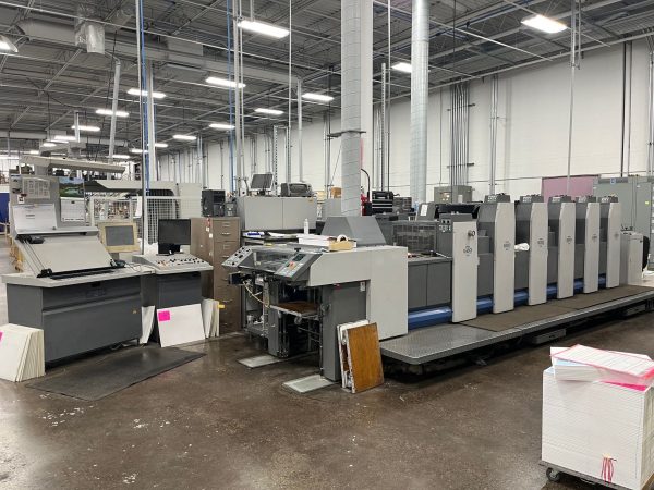 2006 Ryobi 525 + LX Series GX 5 Colors Straight + Coater RyobiMatic Dampening AutoPlate Only 60 Millions Impressions Automatic Washers Powder Spray IR Dryer