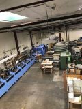 2008 Muller Martini PANTERA Perfect Binder with PUR and HotMelt Systems . MODEL 1577                  Complete system with 2 Millions Cycles , 22 Gatherer , 12 Clamps perfect binder unit , 2 Cooling-Down Towers , Alpine Trimmer , RIMA Stacker , Max Book Size 320mm x 380mm, All Owners Manuals .